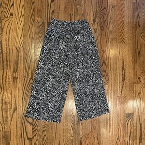 Daniel Rainn Cropped Black and White Pants